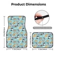 thumbnail image 5 of Naloa Dogs Car Foot Mat Set of 4 Pieces - Universal Floor Liner Neoprene Full Set Floor Mats for Cars Trucks SUV, 5 of 7