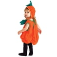 thumbnail image 5 of Baby Fluffy Pumpkin Romper Dress Style Hooded Outfit with 3D Face for Toddler Halloween, 18-24 Months, 5 of 5