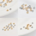 thumbnail image 4 of Sinyiin Practical End Bead Tip 14K Gold Double Hole Connector Rings for Jewelry Making, 4 of 17