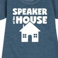 thumbnail image 3 of Instant Message - Speaker Of The House - Toddler & Youth Girls Fleece Dress, 3 of 6