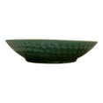 thumbnail image 2 of PotteryDen Green Thumbprint Bowl - Height 5 cm | Diameter 24.5 cm | Hand Painted | Hand Textured | Set of 1 | Ceramic | Ideal for serving food items, 2 of 5