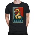 thumbnail image 2 of Rooster Taco Art Print Men's T-shirt, 2 of 3