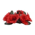 thumbnail image 4 of BalsaCircle 4 Silk Roses Flowers Candle Rings DIY Party Artificial Bouquets Arrangements, 4 of 8