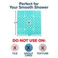 thumbnail image 3 of SlipX Solutions 27 x 27 Extra Large Square Shower Mat in Translucent Aqua, 3 of 8