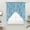 Blue, variant on Beige Brown Green Swag Curtains for Kitchen/Bedroom/Living Room, Retro Botanical Abstract Art Scalloped Curtains 63 Inch Long, Rod Pocket Window Swag Topper Curtains Valances 2 Panels Set 36"x63"