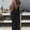 Black plus size maxi dress a1, variant on Women Plus Size Spaghetti Strap Cami Maxi Dress Tie Boho Flowy Long Dresses Casual Beach Vacation Loose Solid, White 4XL