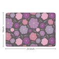 thumbnail image 5 of Pioneer Flower Floral Print Flannel Non Slip Door Rugs,Washable Door Mats Indoor,Decorative Door Mats,Dirt-Resistant and Absorbent Doormat for Entrance,Bedroom,Kitchen,Bathroom,23.5"x16", 5 of 5