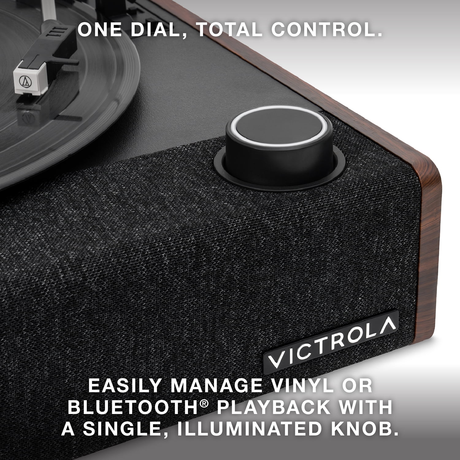 Victrola Eastwood II Bluetooth Record Player with 3 speed Turntable