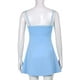 thumbnail image 3 of Vestido de verano para mujer, chaleco elástico corto, vestido de espagueti, camiseta sin mangas, escote redondo, vestidos con hombros descubiertos, vestidos elegantes de playa, minivestidos de fiesta Xemadio WRLF-96-2, 3 of 6