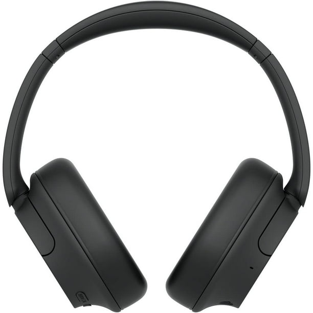 Auriculares inalámbricos Bluetooth Sony WH-CH720NB con cancelación de ruido, micrófono integrado, hasta 35 horas de duración de la batería y carga rápida, negro mate (negro)
