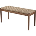 thumbnail image 1 of SEI Furniture Scalby Rattan Seagrass Bench in Brown and Natural, 1 of 3