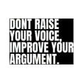 thumbnail image 2 of ArtsyQuotes 12x14 White Modern Wood Framed Museum Art Print Titled - ArtsyQuotes Quote: Your Argument, 2 of 4
