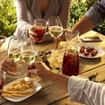 thumbnail image 6 of Bormioli Rocco Set Of 2 Ypsilon Carafe, 18.5 Oz. Star Glass Pitcher For Water, Juice, Ice Tea Or Wine, Made in Italy., 6 of 8