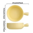 thumbnail image 2 of Tableware Set,Baked Rice Bowl Wind With Handle Baking Baking Bowl Pasta Plate Simple Household Cutlery Soup Noodle Bowl Bowl, 2 of 8