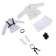 thumbnail image 3 of Conjunto de uniforme escolar elegante para figuras de acción femeninas de 6" - Atuendo de moda para Blanco, 3 of 9