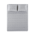 thumbnail image 6 of Comfort Spaces 100% Cotton King Sheet Set4-Pieces Gray Paisley Lightweight Breathable All Season Cozy Sheet Set, 6 of 7
