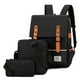 thumbnail image 1 of Mochila para computadora de gran capacidad Bolsa de negocios de moda Juego de bolsa de viaje de ocio al aire libre con puerto USB externo Negro Eccomum Mochila, 1 of 5