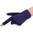 thumbnail image 3 of Breathable Three Finger Billiard Gloves Breathable Non-Slip Snooker Gloves (navy blue), 3 of 5