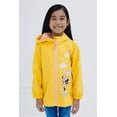 thumbnail image 4 of Disney Minnie Mouse Yellow Zip Up Waterproof Rain Jacket Toddler to Little Kid, 4 of 5