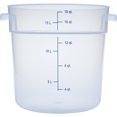 thumbnail image 3 of Carlisle 1096830 Conteneur de Rangement Rond 18 qt - Transparent, 3 of 5