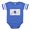 Royal Blue, variant on CafePress - Massachusetts State Flag - Cute Infant Baby Football Bodysuit