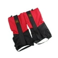 thumbnail image 1 of Chaussures de Legging de Randonnée Neige Bottes d'Escalade Jambières Extérieures pour la Randonnée Imperméable à l'Eau Jambe Couverture Rouge, 1 of 9