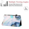 thumbnail image 3 of Allytech Galaxy Tab A 8.0 2019 Case, T290 T295 Case Cover, Slim Fit Folio Stand Shockproof Anti-scratch Protective Case Cover for Samsung Galaxy Tab A 8.0 2019 T290, Marble, 3 of 6
