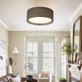 thumbnail image 3 of LEDET 15.7 in. Black Ceiling Light Rattan Weaving Shade Home Decor Pendant Lamp, 3 of 7