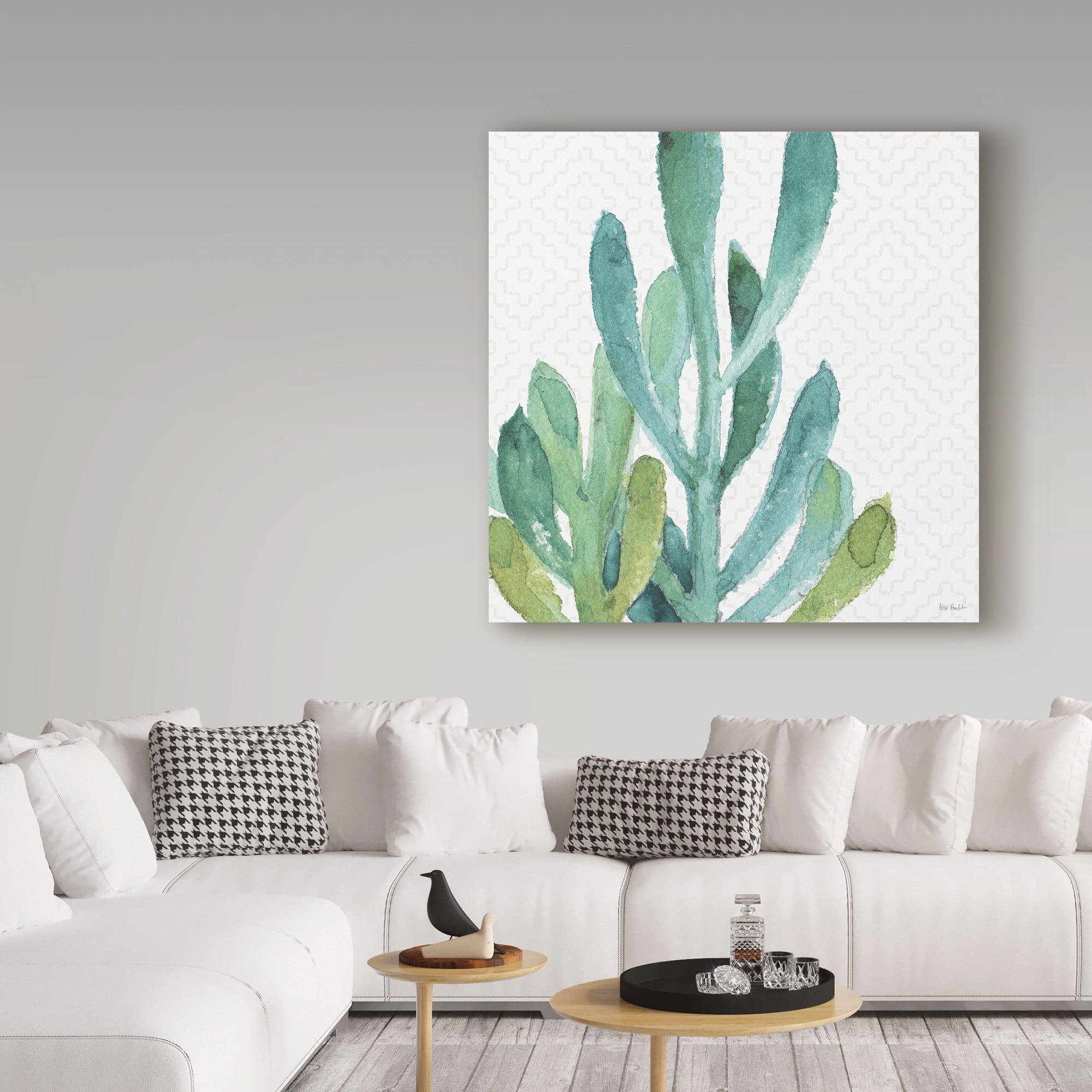 Trademark Fine Art 'Mixed Greens XXXVII' Canvas Art by Lisa Audit