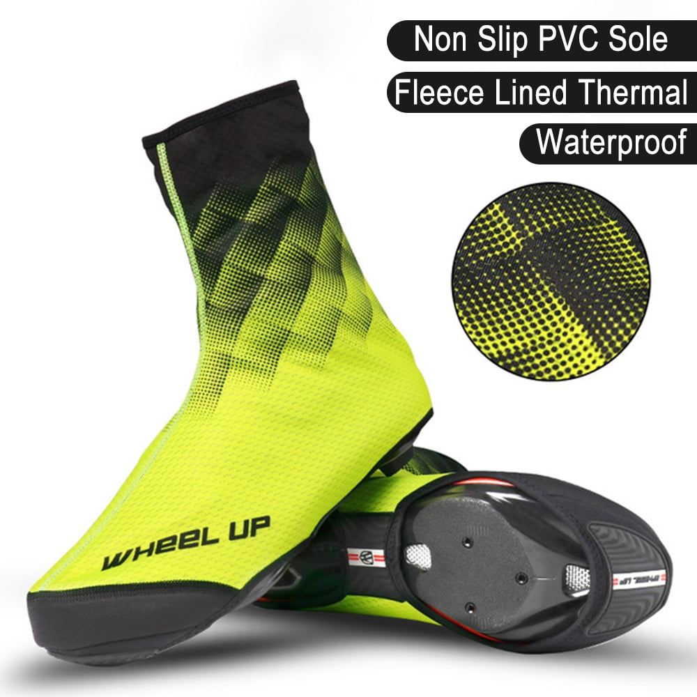 Bicycle Windproof Overshoes Shoe Covers Bike Cycling Zippered Sportwear 3