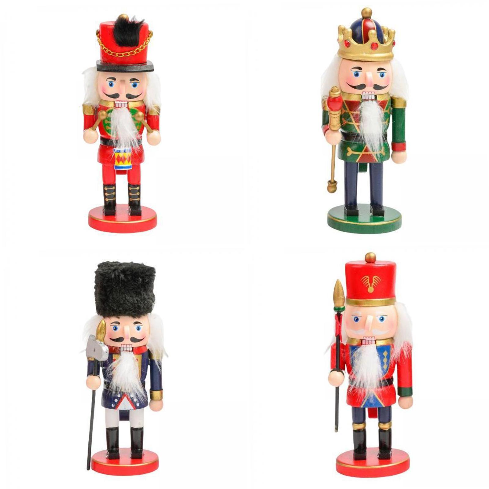 PRETYZOOM Figura Decorativa De Cascanueces Adorno Navideño
