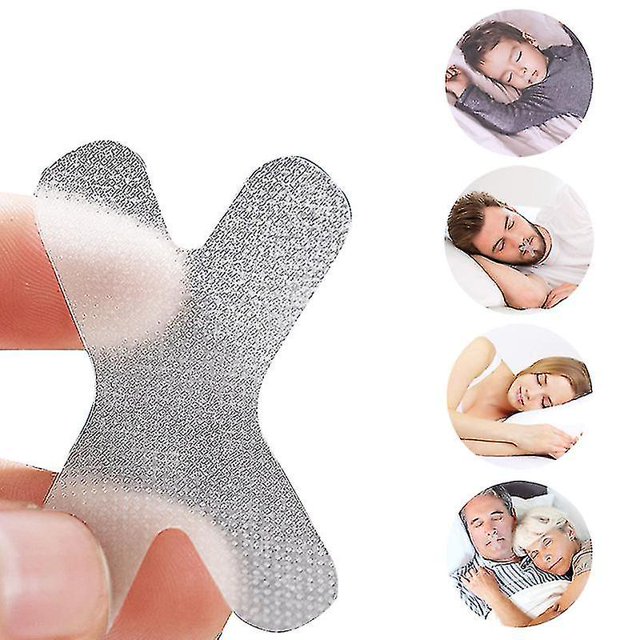 100 Uds. Tiras para dormir, dispositivos antironquidos, cinta bucal suave avanzada para dejar de dormir, cinta bucal para roncar ZefeiWu 8390605272622