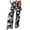 e-559White125, variant on ANINEO Women Button Summer Casual Beach Pants Trousers High Waisted Wide Leg Pants With Pocket Striped Long Trendy Daily Female Slacks