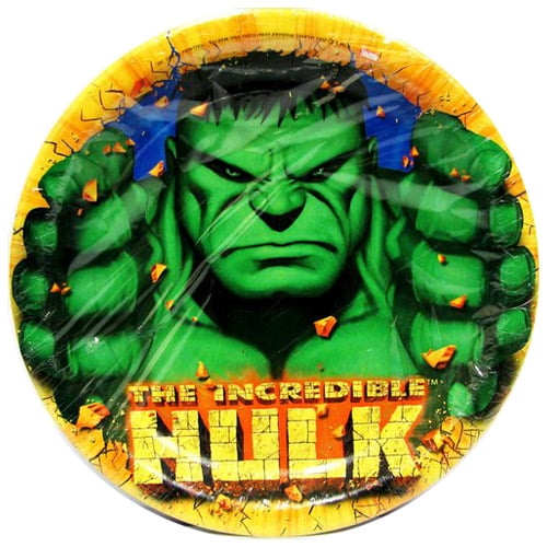 Incredible Hulk Animated Large Paper Plates (8ct)