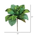 thumbnail image 2 of Vickerman 31" Lime Glitter Magnolia Artificial Christmas Pick, 2 of 2