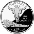 thumbnail image 2 of CafePress - Montana State Quarter Mug - 11 oz Ceramic Mug - Novelty Coffee Tea Cup, 2 of 3