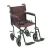 Drive Medical Flyweight Lightweight Folding Transport Wheelchair