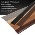 thumbnail image 5 of TOP-MAX Self-Adhesive PVC Floor Gaps Flat Transition Strip 1 Roll Flexible Laminate Floor Trim for Door Doorway Brown, 5 of 8