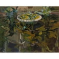 thumbnail image 2 of Joaquín Sorolla 24x20 Gold Ornate Framed and Double Matted Museum Art Print Titled - Sorolla House Garden; Reflex in ‘Source of Confidencias’ (Garden at the Artist's House; Reflections in th, 2 of 4