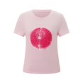 thumbnail image 1 of TINZ Mode Décontractée pour Femmes T-Shirt Col Rond Manches Courtes Ajusté Polyester, 1 of 2