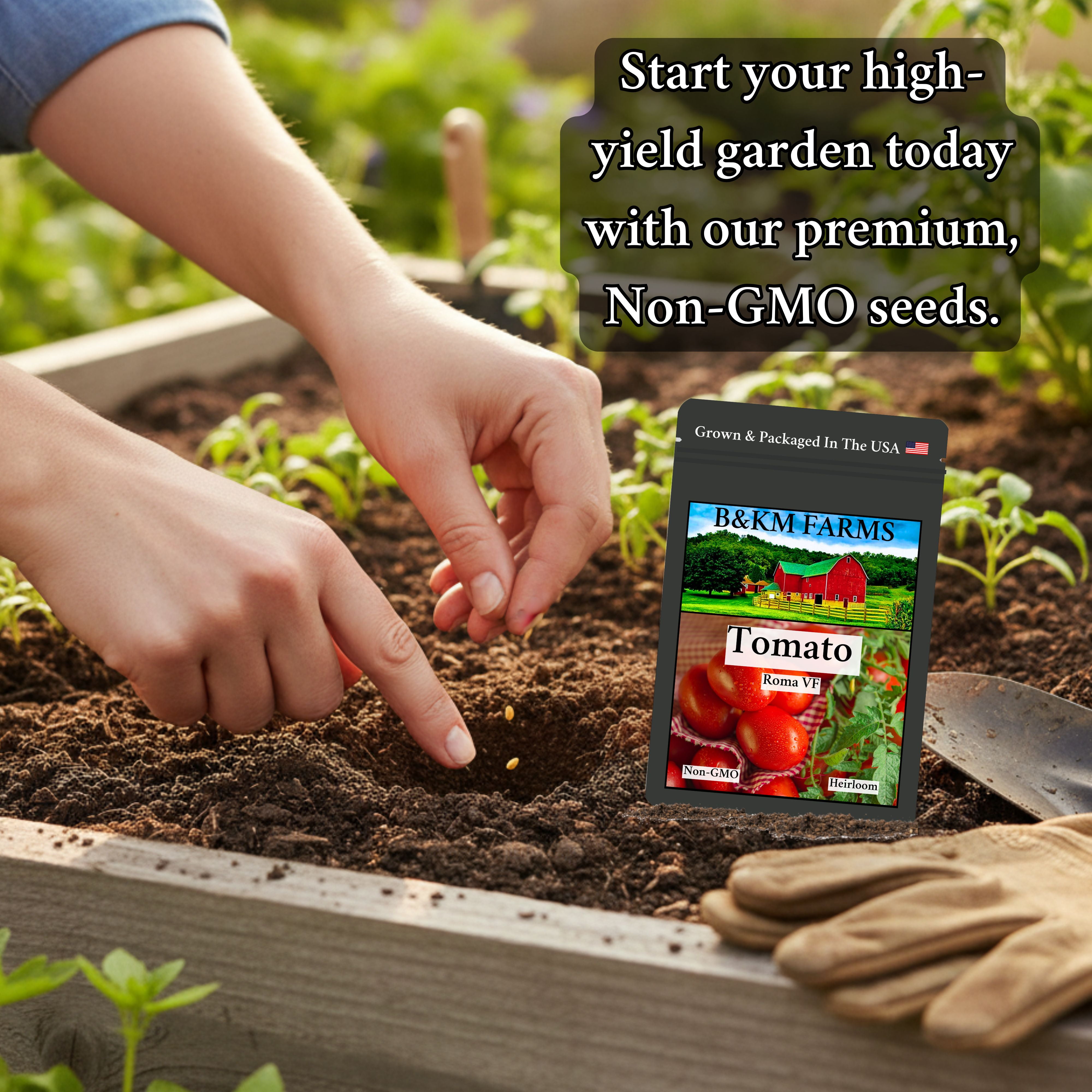 40 Vegetable, Herb & Melon Plant Seeds, Heirloom, Non-GMO, Non-Hybrid