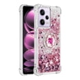 thumbnail image 2 of Funda para Xiaomi Redmi Note 12 Pro 5G con Brillo Líquido Flotante, Purpurina, Parachoques y Anillo Giratorio Soporte, 2 of 5