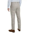 thumbnail image 2 of Men's Slim-Fit Taupe Houndstooth Suit Separate Pant Taupe Houndstooth 30x30, 2 of 5
