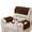 Brown, variant on Armrest Covers - Armrest Protector Lamb Velvet Recliner Non-Slip Leather Armchair Protector Cover With Pockets For TV Armchair Chair, Sofa Removable Washable