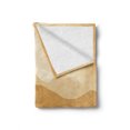 thumbnail image 2 of Tan Soft Flannel Fleece Throw Blanket, Sunrise over the Mountains Conceptual Landscape Hills Rays Scenery, Cozy Plush for Indoor and Outdoor Use, 50" x 60", Sand Brown Pale Brown, by Ambesonne, 2 of 6