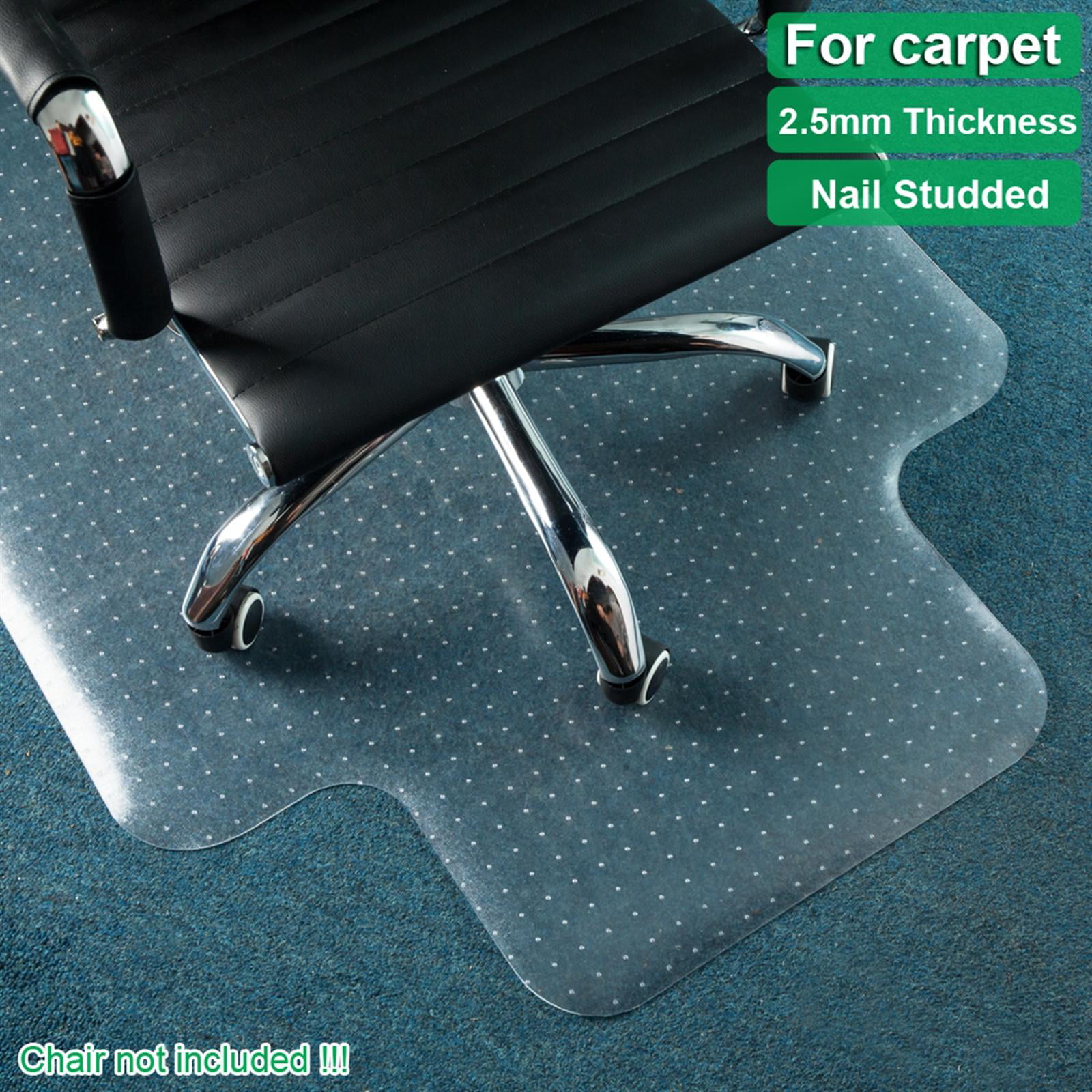 Chair Mat for Carpet with Lip Studs Strong Impact Resistance Effective Grip  Durable Non-Slip Easy to Clean PVC Carpet Protector 36