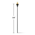 thumbnail image 3 of TIKI Brand 65-in Metal Outdoor Torch, Weather-Resistant Large Flame Torch for Patio & Backyard with Easy-Pour Canister, 3 of 6