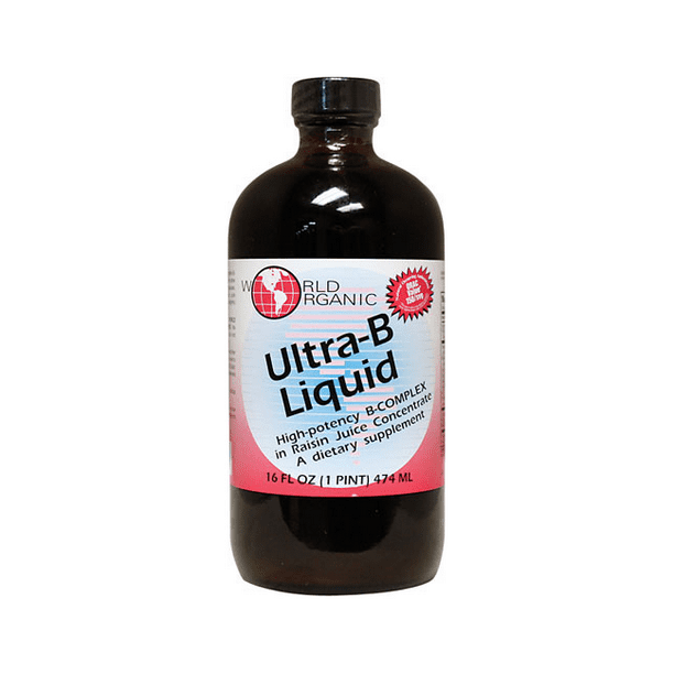 World Organic UltraB Liquid in Raisin Juice 16 fl oz Liquid. Walmart