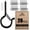 Black, variant on ADIIL 20 PCS Q Hanger Hooks with Safety Buckle, Windproof Screw Hooks for Hanging Outdoor String Lights, Plants, Christmas Patio Lights, 2.2 Inches, Black