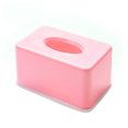 thumbnail image 4 of Caja de pañuelos faciales de estilo simple, 3 piezas, rectangular, para escritorio de coche, baño, oficina, 4 of 6